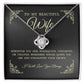 To My Beautiful Wife, Love Knot Necklace
