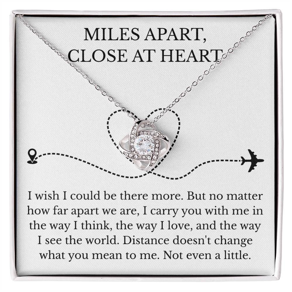 Love Knot Necklace - Miles Apart, Close At Heart