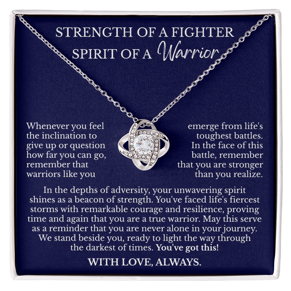 Love Knot Necklace - Spirit Of A Warrior