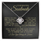 To My Beautiful Soulmate "Meeting You Was Fate" Love Knot Necklace