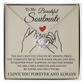 Love Knot Necklace - To My Beautiful Soulmate "You Complete Me"