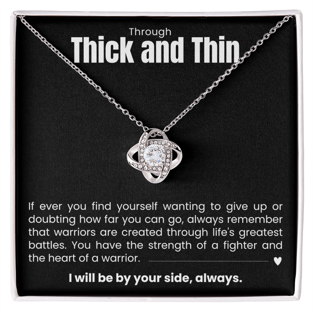Love Knot Necklace - Through Thick and Thin