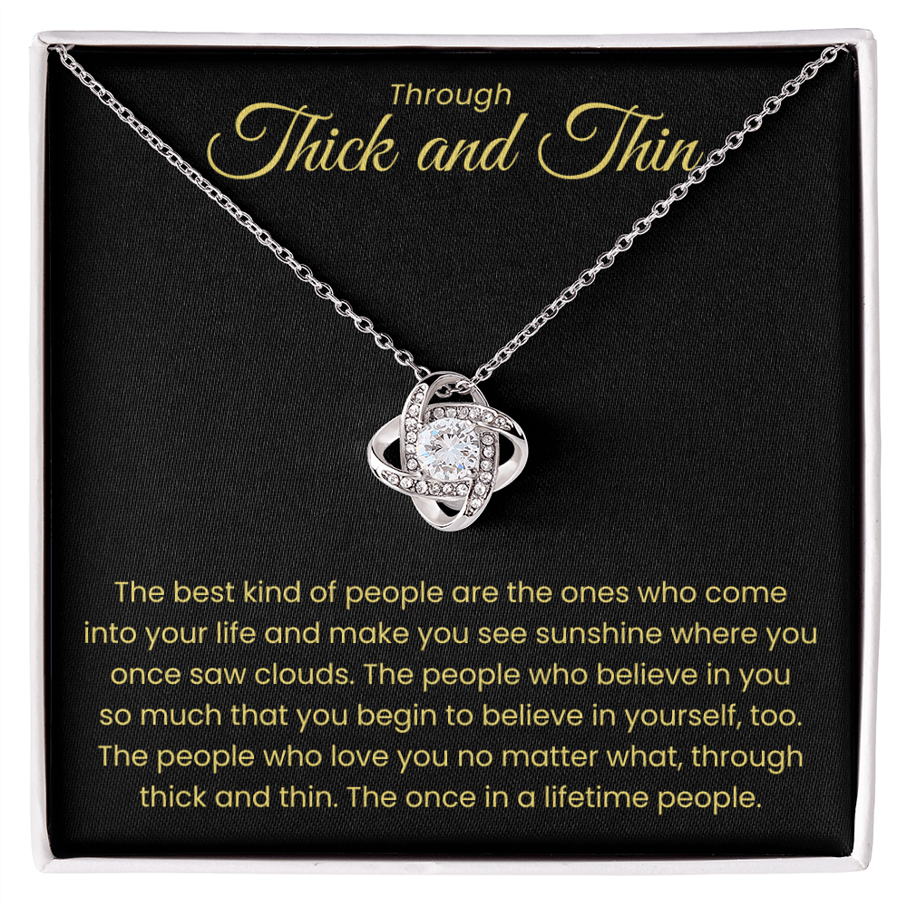Love Knot Necklace - Through Thick and Thin