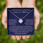 Love Knot Necklace - Spirit Of A Warrior