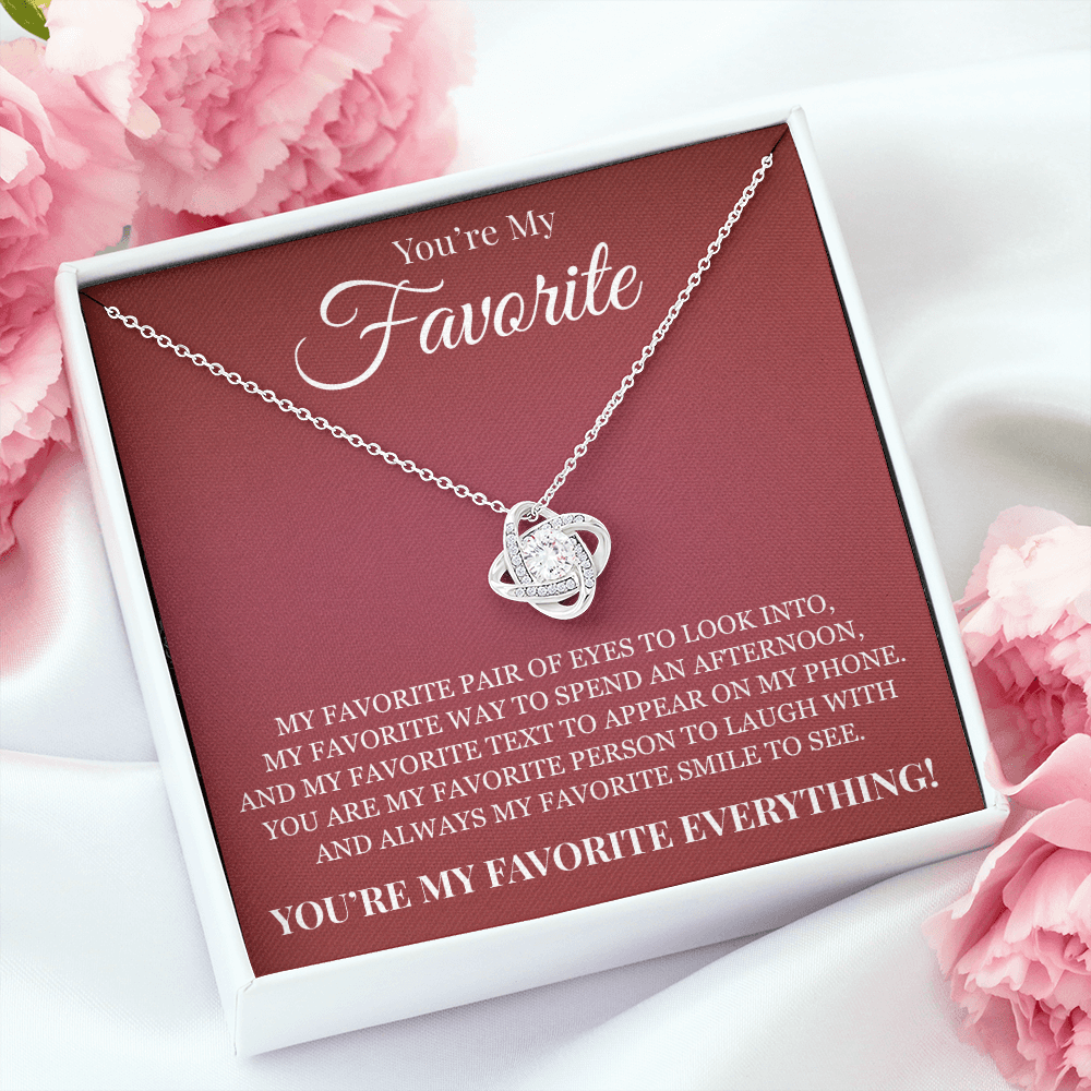 Love knot Necklace - To My Favorite Women