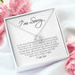 I'm Sorry Gift, Love Knot Necklace
