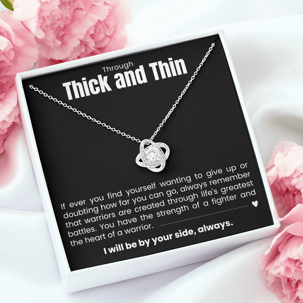 Love Knot Necklace - Through Thick and Thin