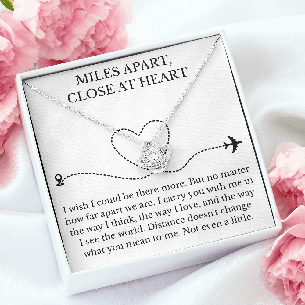 Love Knot Necklace - Miles Apart, Close At Heart