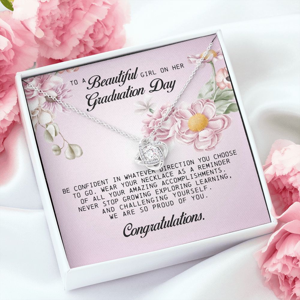 To a Beautiful Girl on Her Graduation Day, Love Knot Necklace