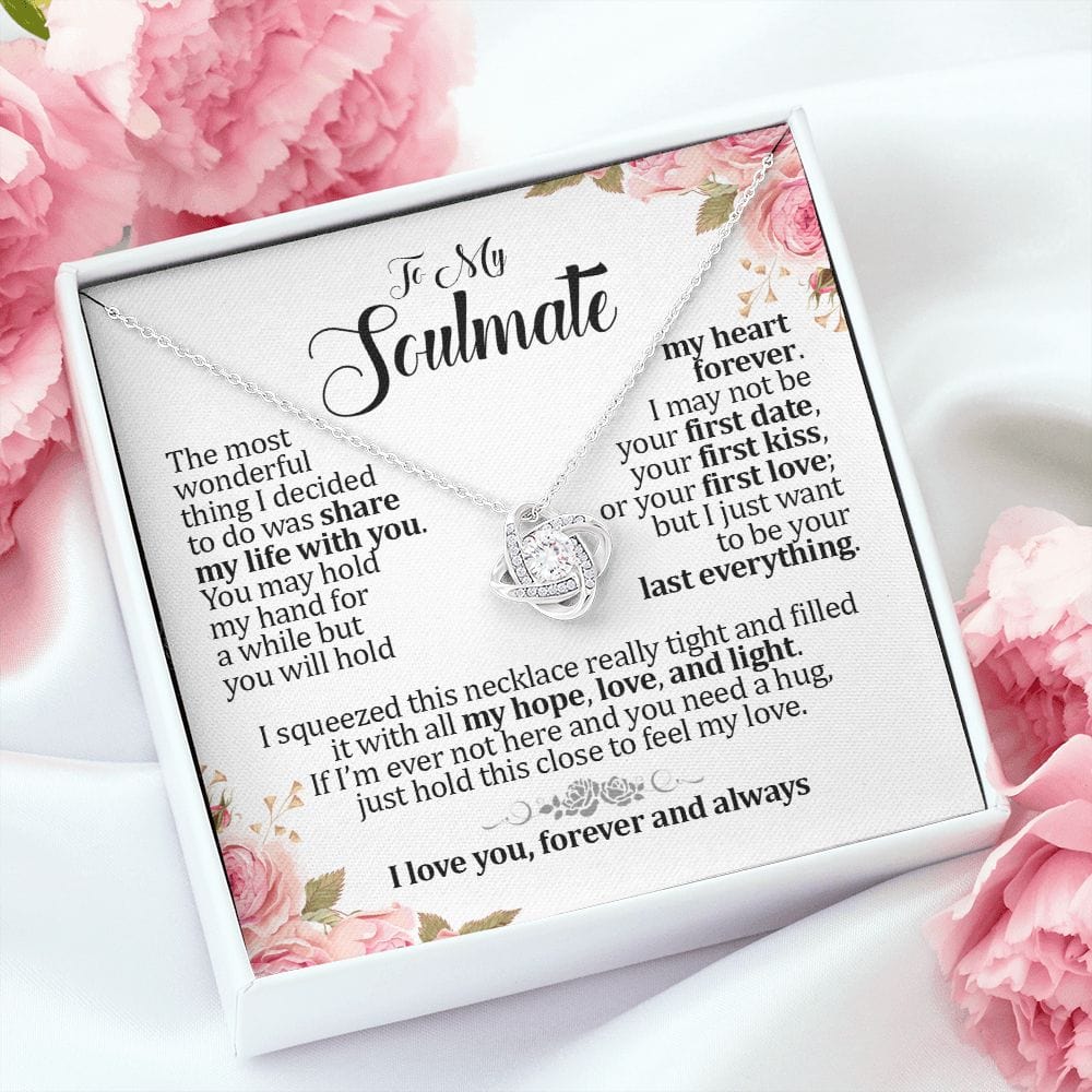To My Soulmate, Love Knot Necklace