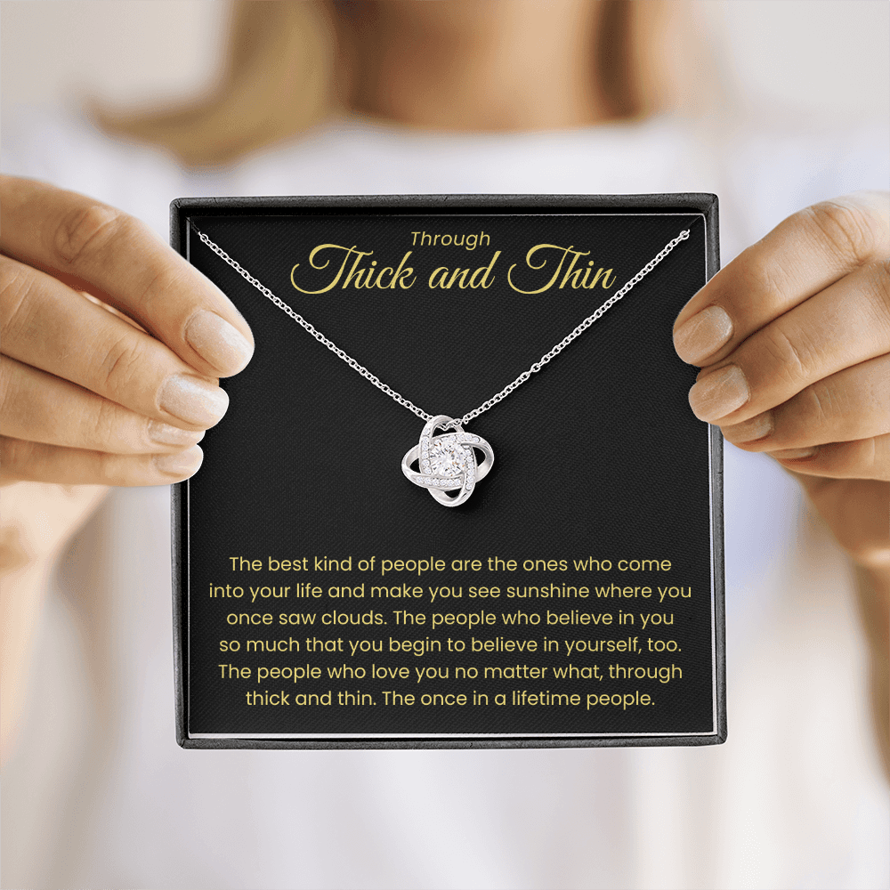 Love Knot Necklace - Through Thick and Thin