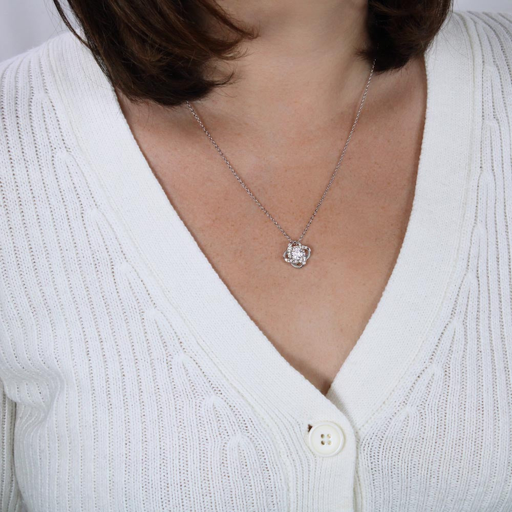 Love Knot Necklace - To Our Granddaughter on Your Graduation Day