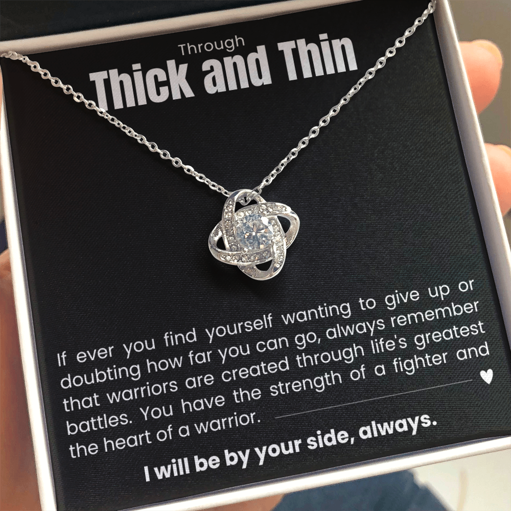Love Knot Necklace - Through Thick and Thin