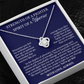 Love Knot Necklace - Spirit Of A Warrior