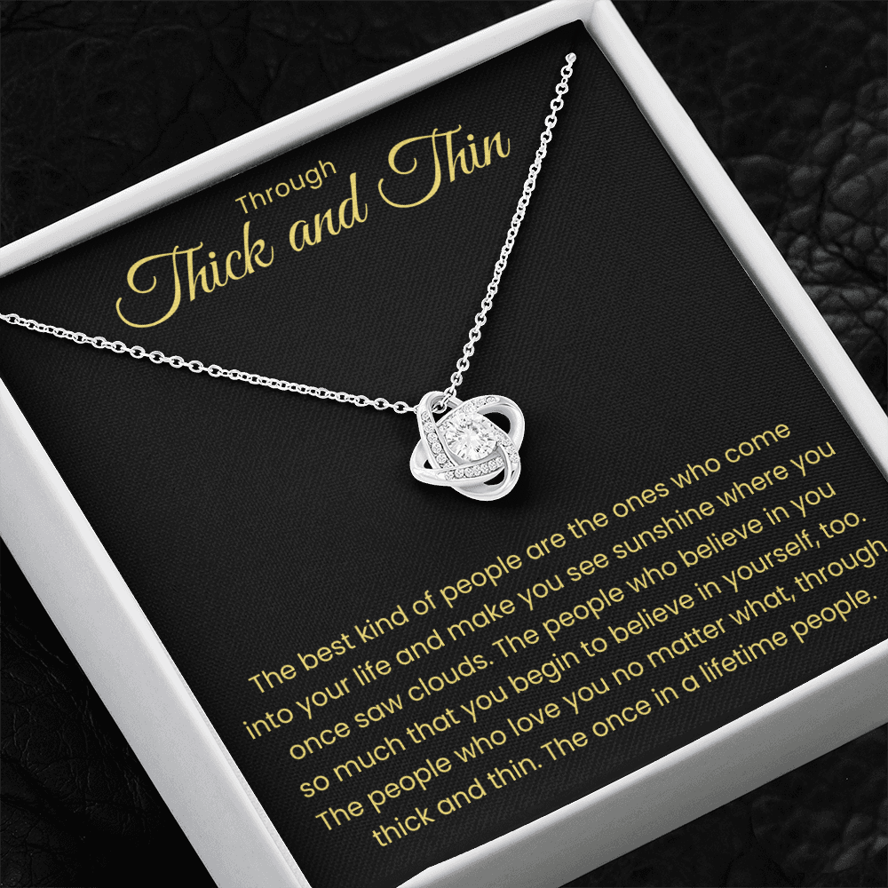 Love Knot Necklace - Through Thick and Thin