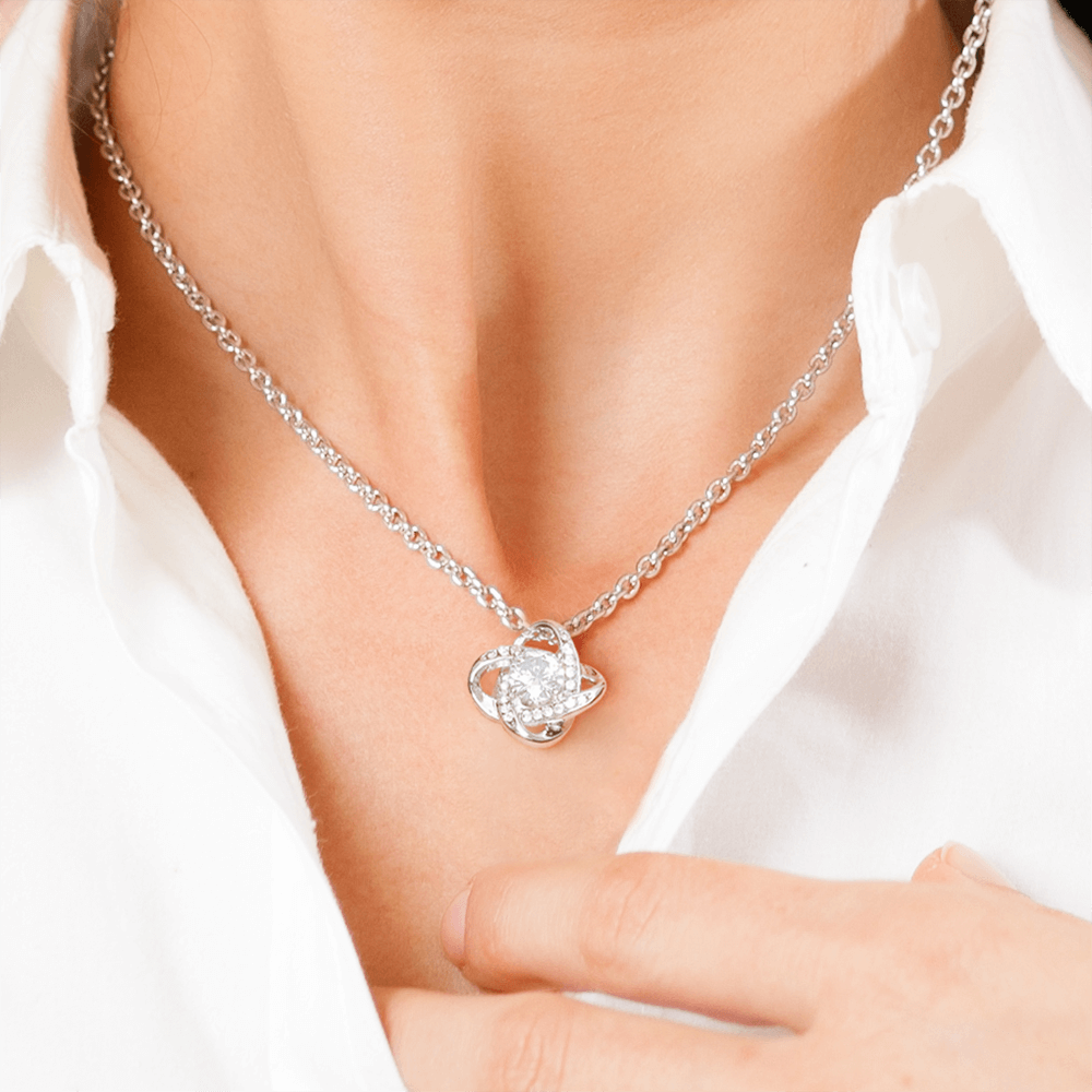 Love Knot Necklace - Happy Mother's Day