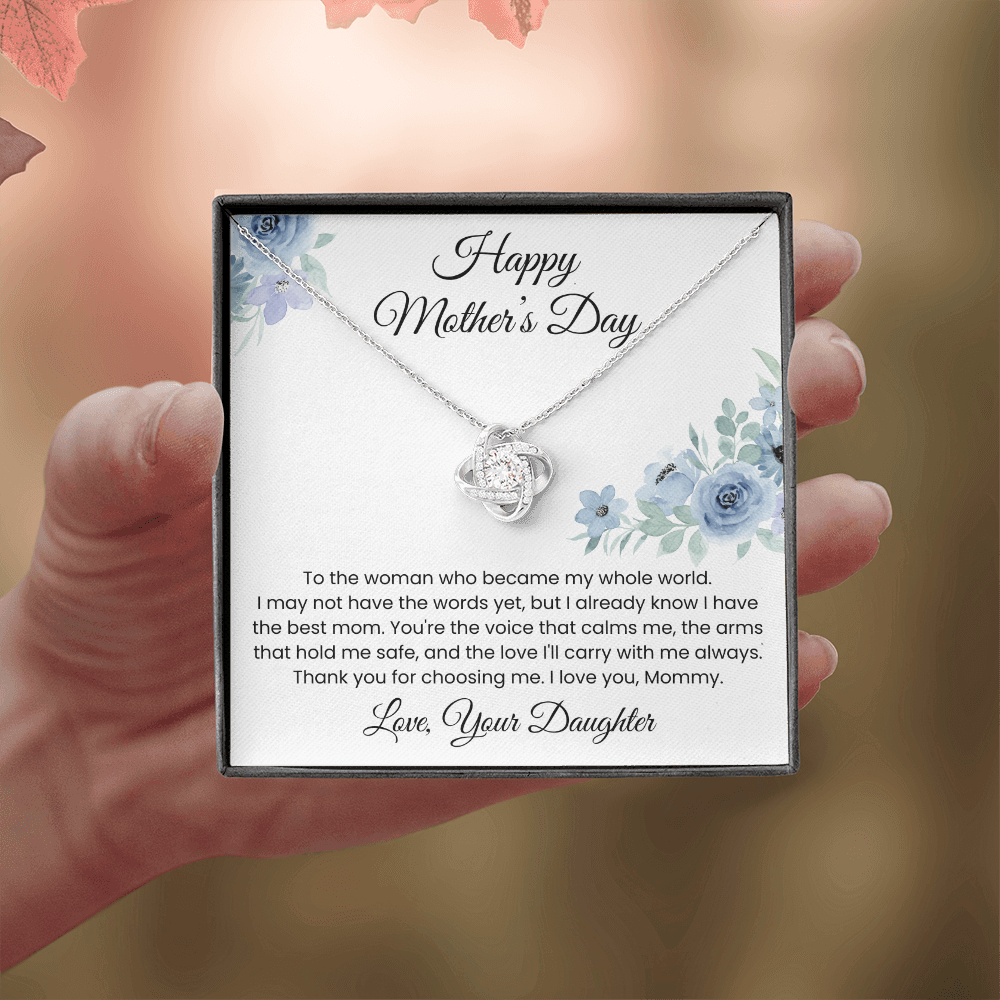 Love Knot Necklace - Happy Mother's Day
