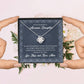 To My Wonderful Awesome Daughter, Love Knot Necklace