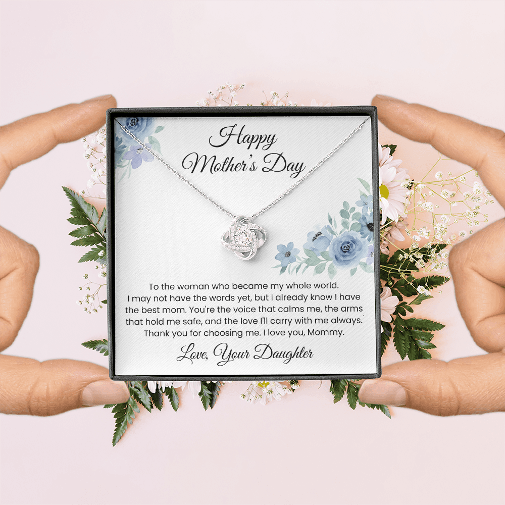 Love Knot Necklace - Happy Mother's Day