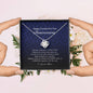Love Knot Necklace, Happy Twenty Five Year Anniversary
