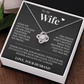 Love Knot Necklace - To My Wife "I Had You and You Had Me"