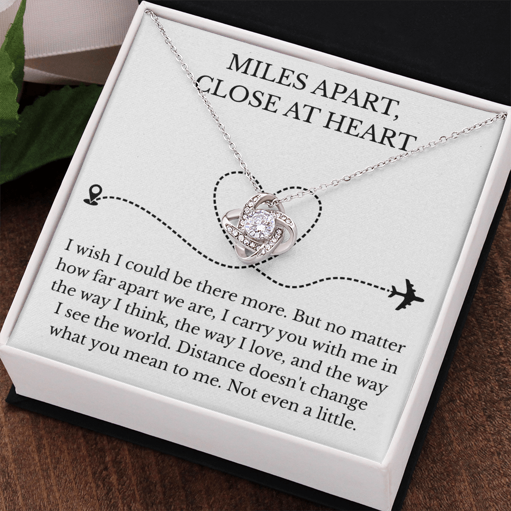 Love Knot Necklace - Miles Apart, Close At Heart