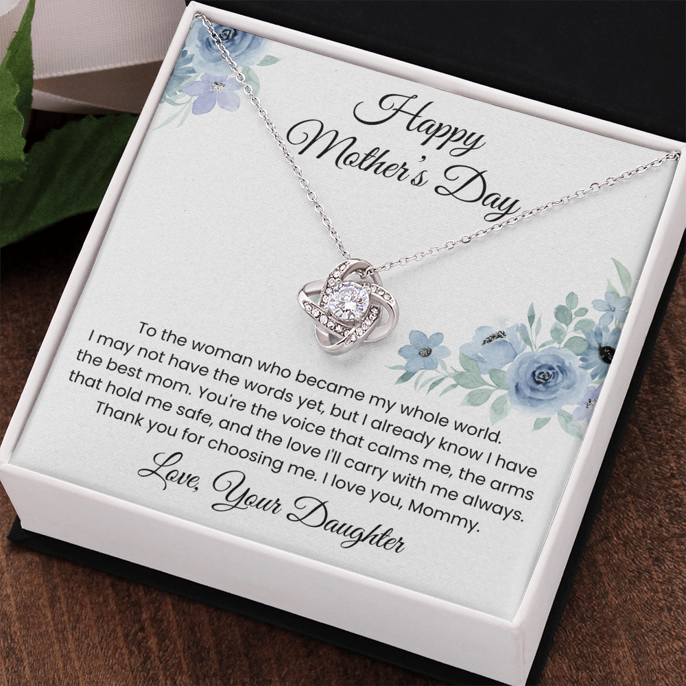 Love Knot Necklace - Happy Mother's Day