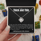Love Knot Necklace - Through Thick and Thin
