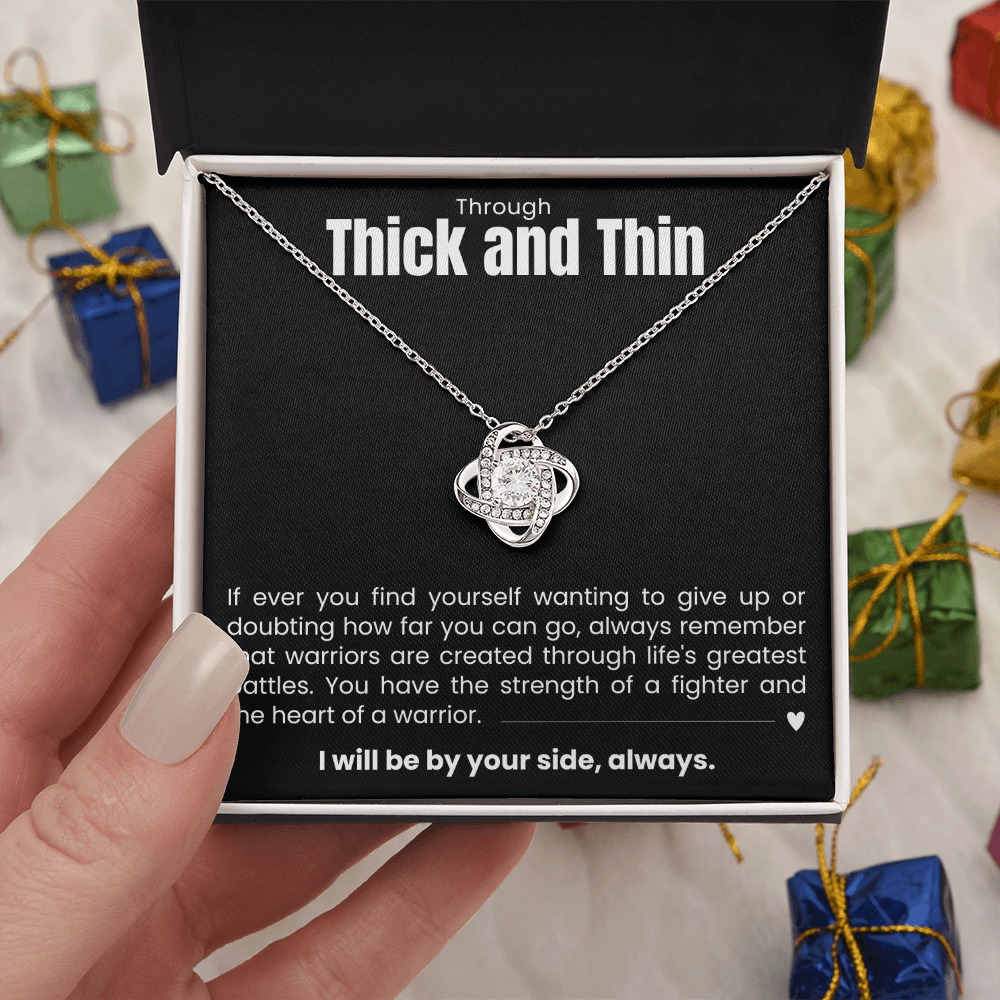 Love Knot Necklace - Through Thick and Thin