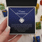 Happy Anniversary, Love Knot Necklace, Jewelry with Gift Box