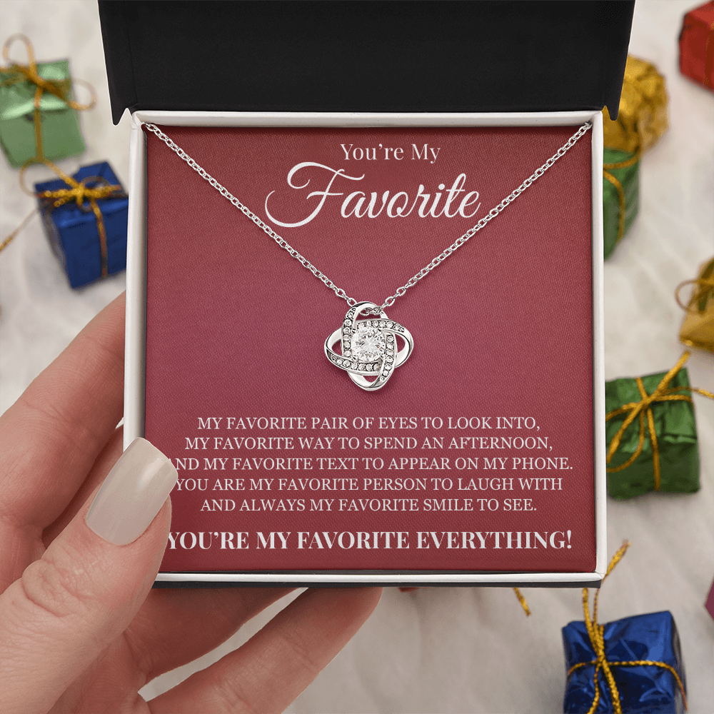 Love knot Necklace - To My Favorite Women