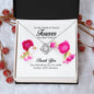 To My Maid of Honor, Love Knot Necklace