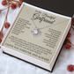 Love Knot Necklace - To My Beautiful Girlfriend "I Have Found My Home"