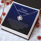 Happy Anniversary, Love Knot Necklace, Jewelry with Gift Box