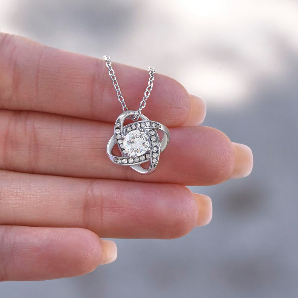 Love Knot Necklace - Strength of a Fighter