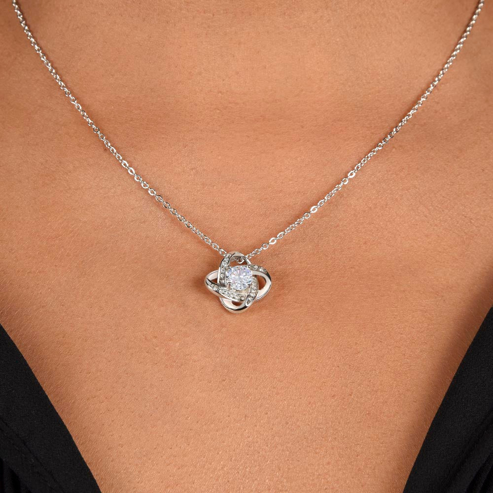 Love Knot Necklace - Thank You