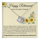 Love Knot Necklace - Happy Retirement, Enjoy The Next Chapter