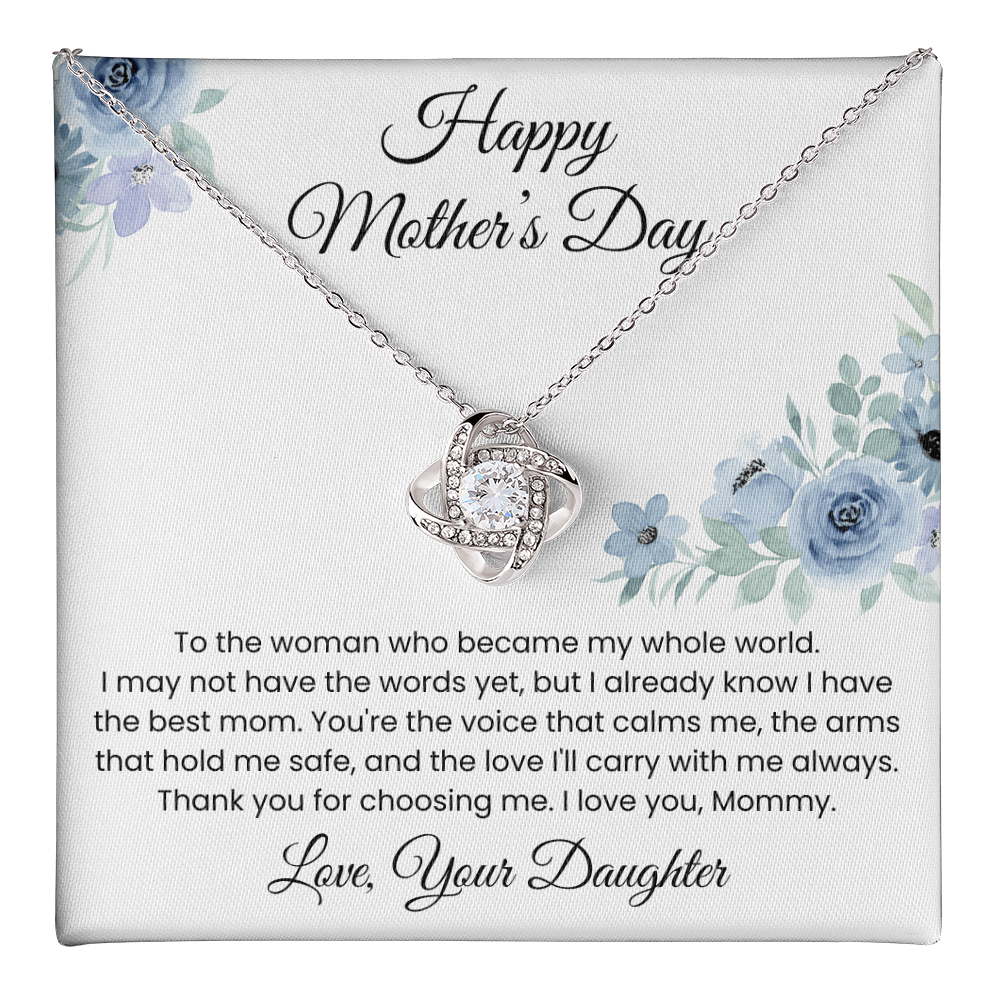 Love Knot Necklace - Happy Mother's Day