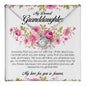 To My Dearest Granddaughter, Love Knot Necklace