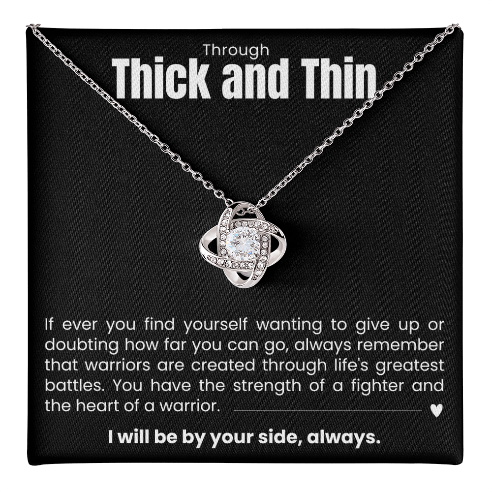 Love Knot Necklace - Through Thick and Thin