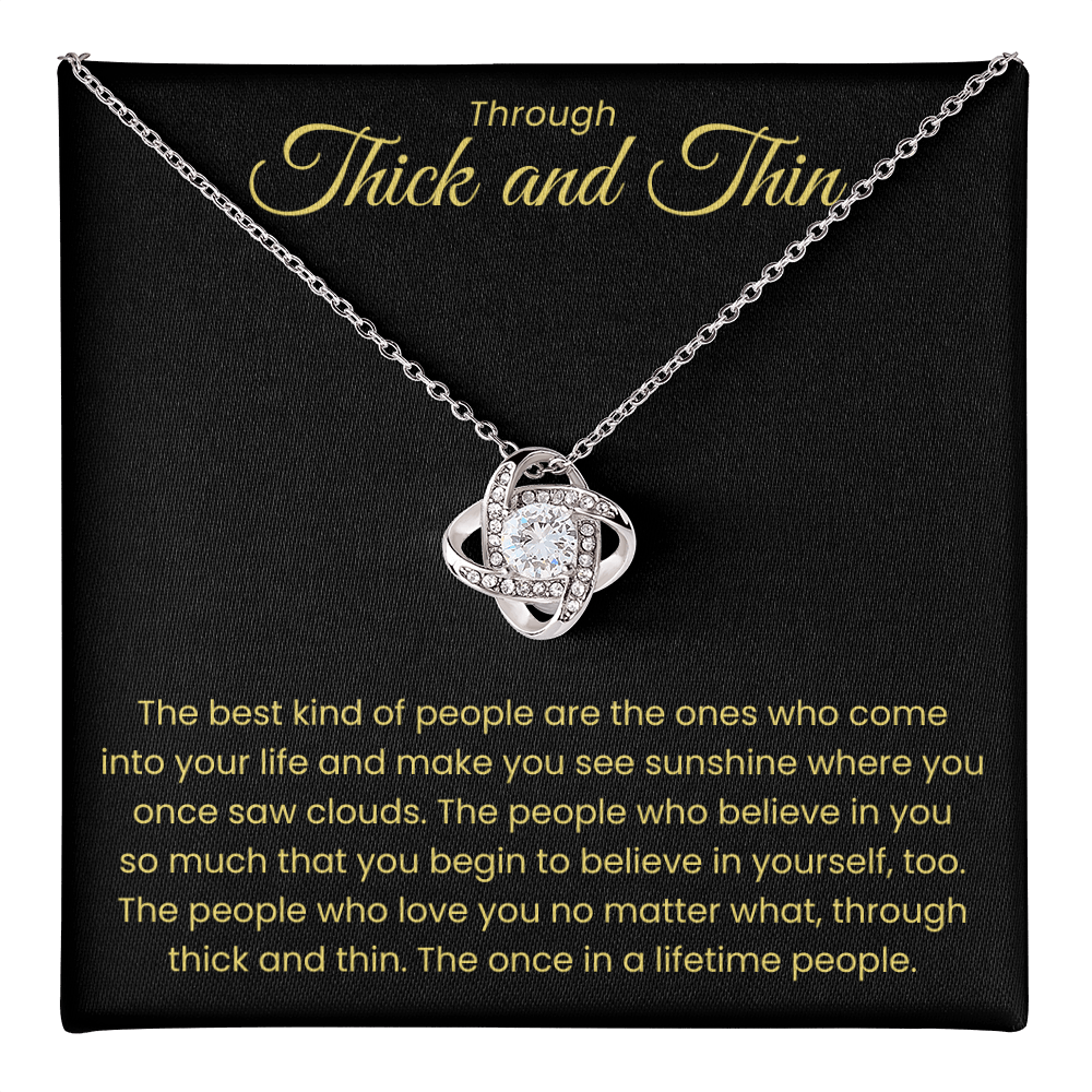 Love Knot Necklace - Through Thick and Thin