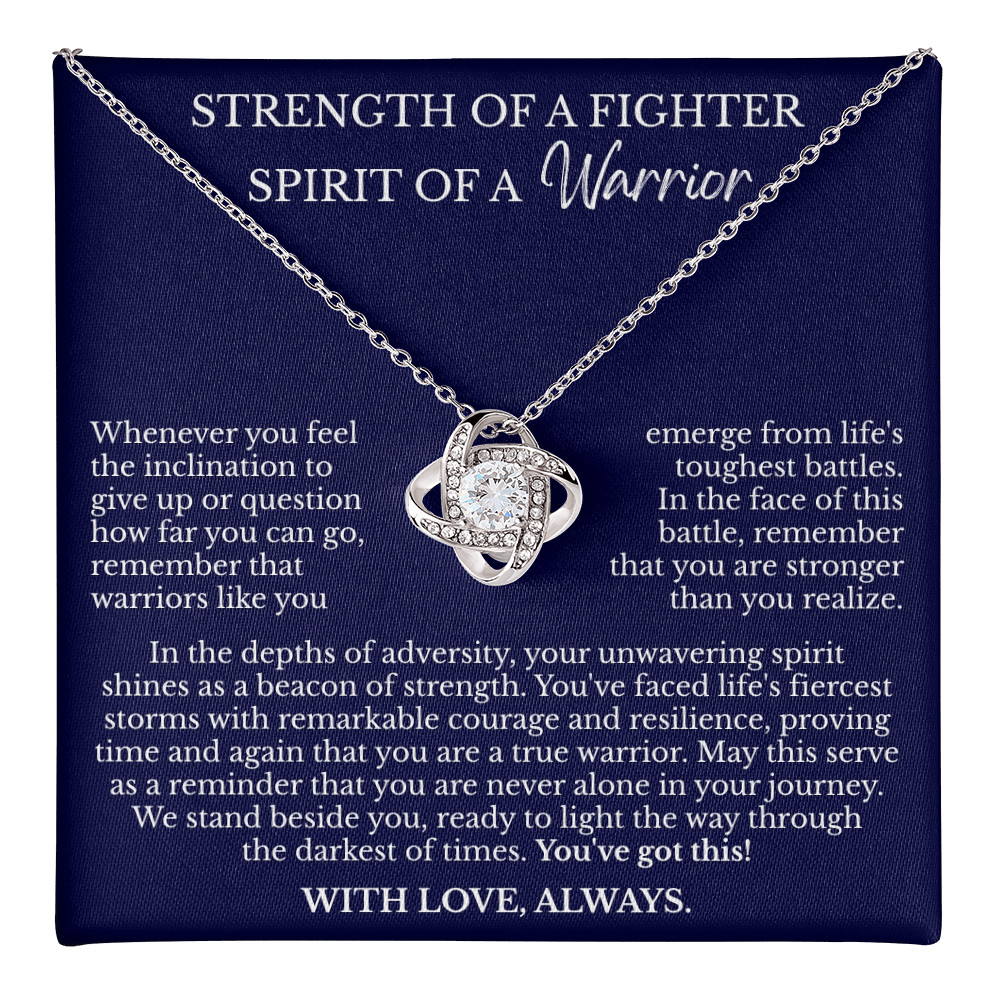 Love Knot Necklace - Spirit Of A Warrior