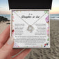 To My Daughter In Law, Love Knot Necklace