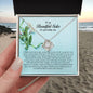 To My Beautiful Sister on my Wedding Day, Love Knot Necklace