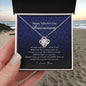Love Knot Necklace, Happy 55 Year Anniversary