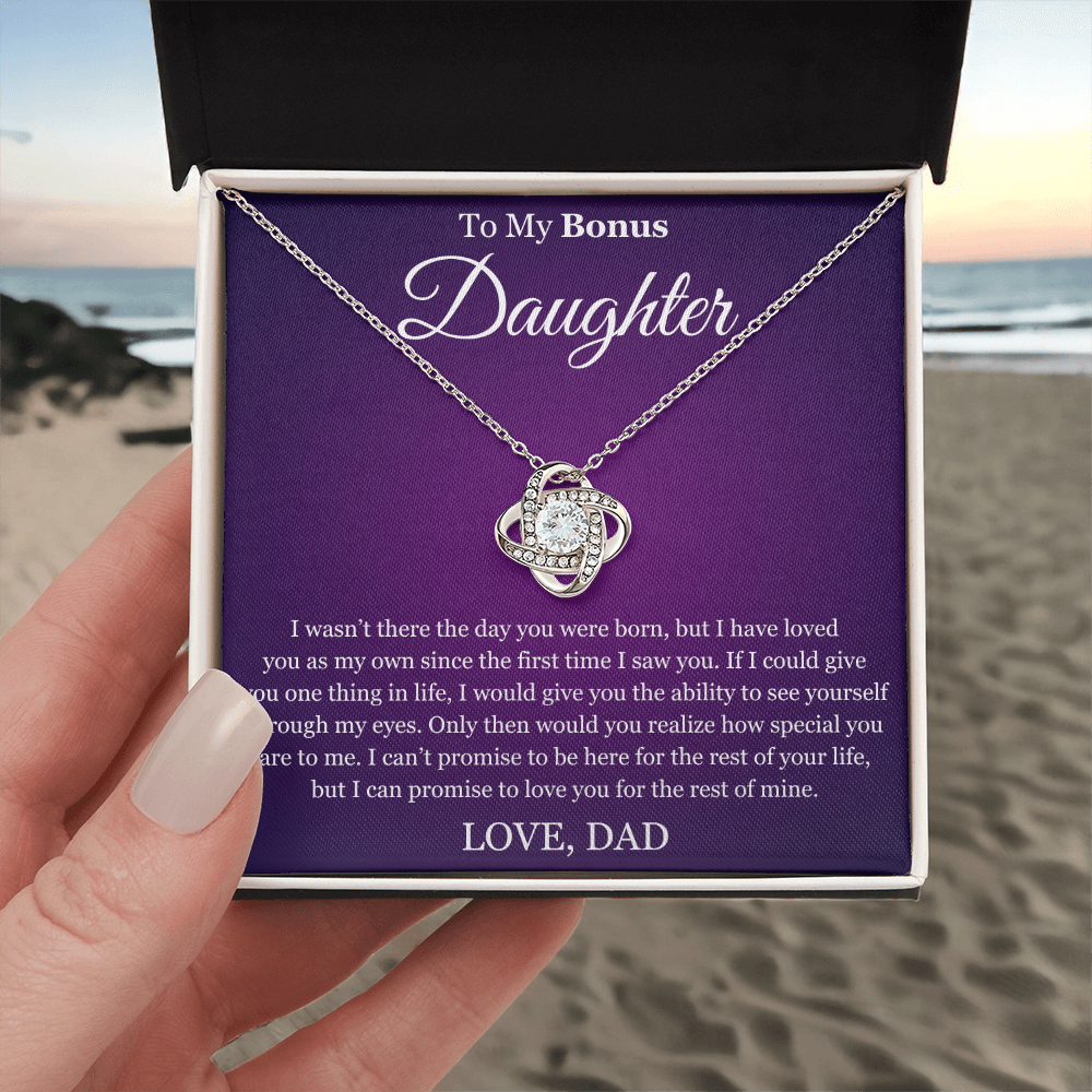 Love Knot Necklace - To My Bonus "Special You Are To Me"