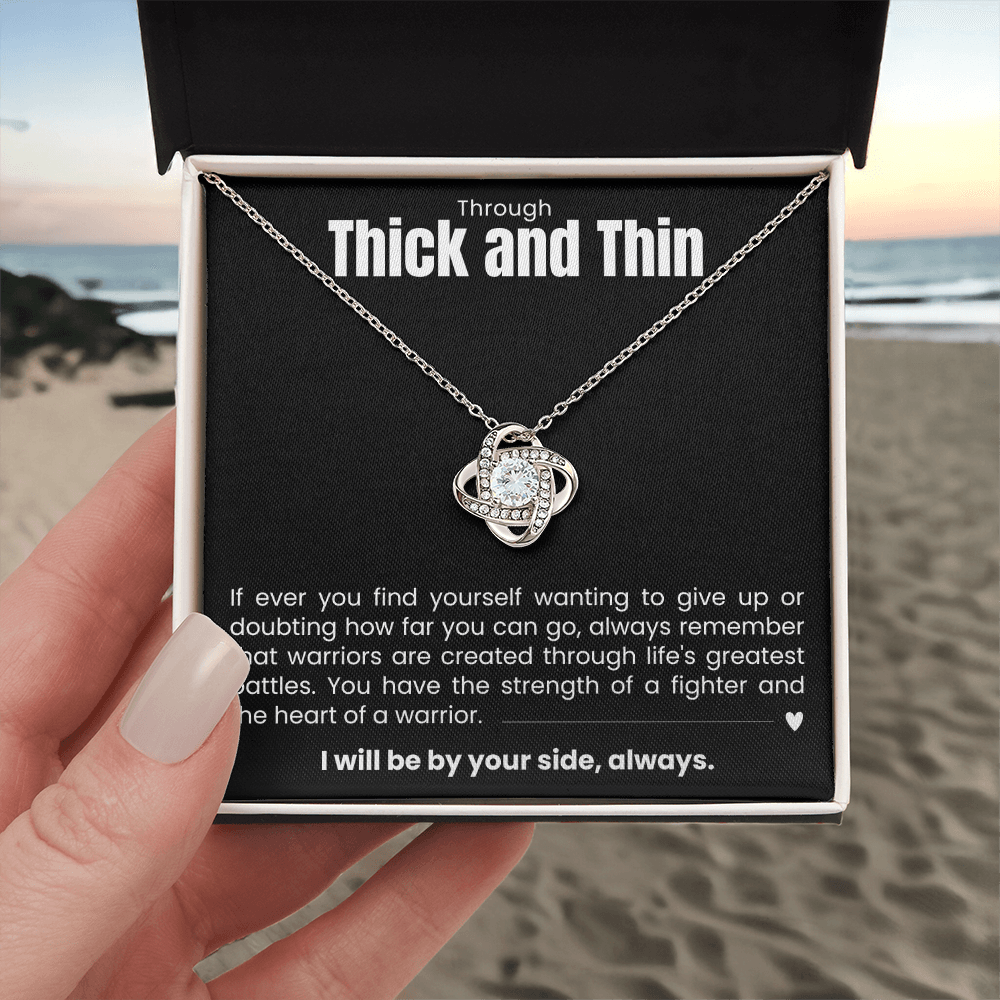 Love Knot Necklace - Through Thick and Thin