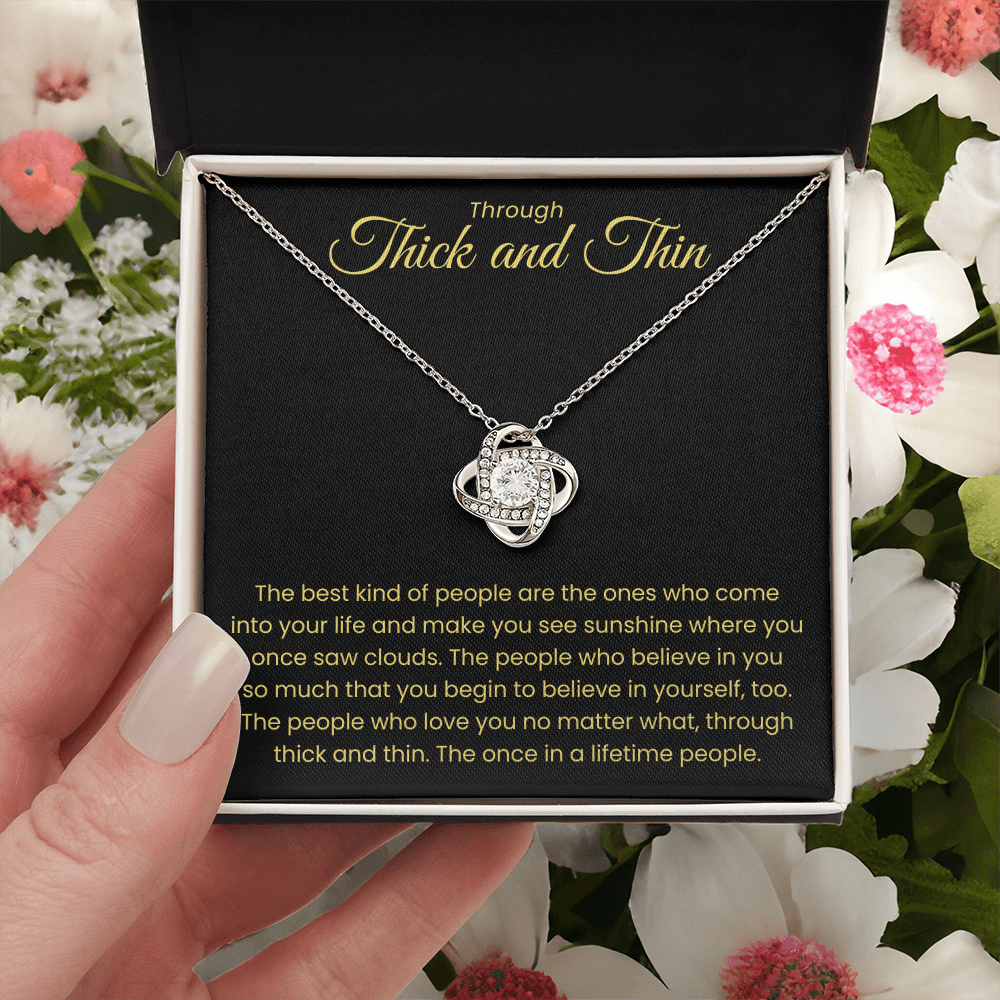 Love Knot Necklace - Through Thick and Thin