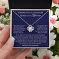 Love Knot Necklace - Spirit Of A Warrior