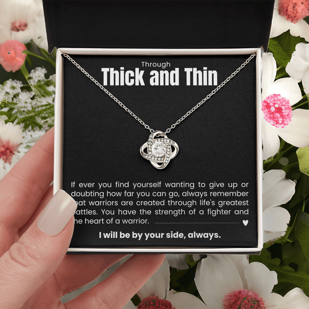 Love Knot Necklace - Through Thick and Thin